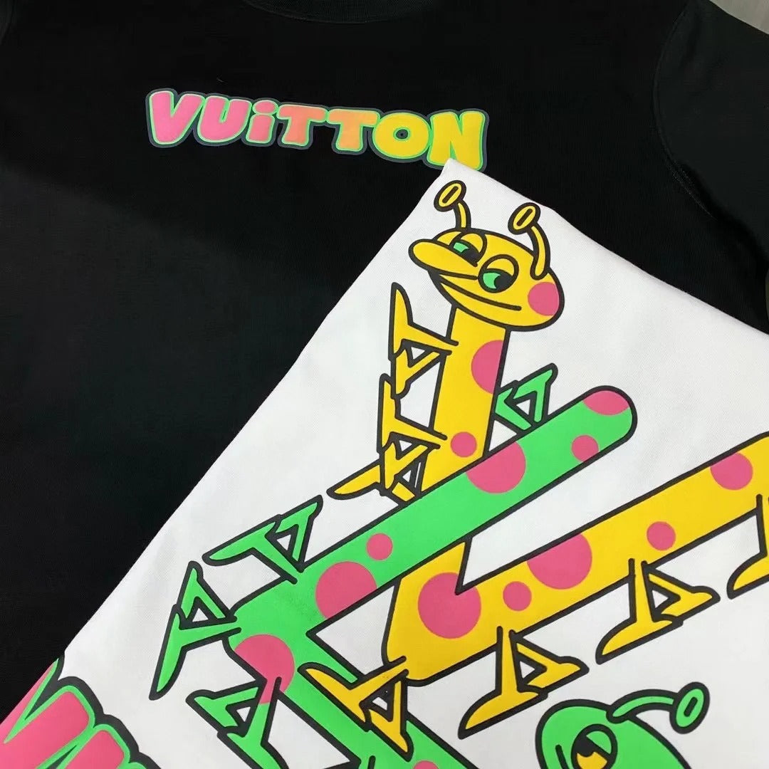 0528 T-shirt à logo imprimé recto-verso