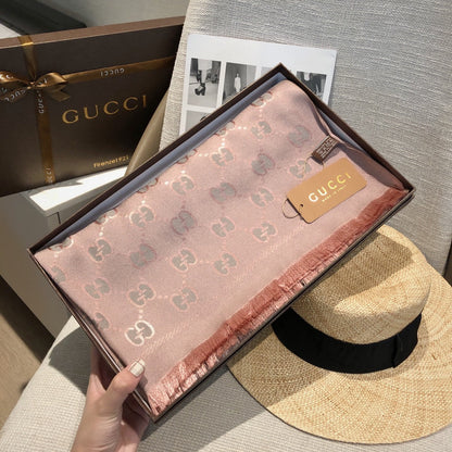 Écharpe Jacquard Premium en Tencel et Coton