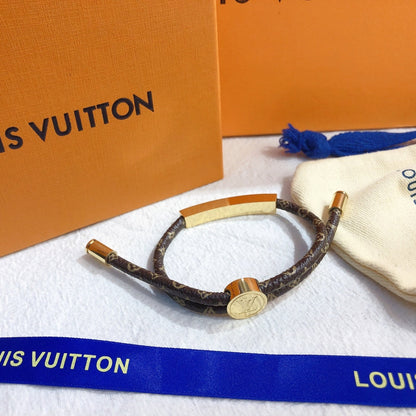Bracelet en cuir imprimé classique