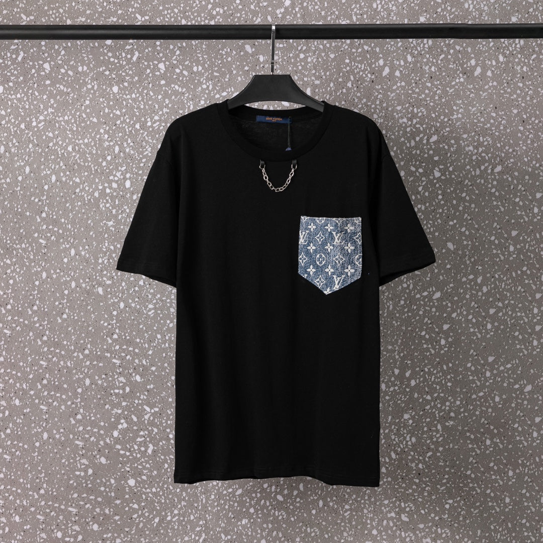 T-shirt en métal à chaîne de poche