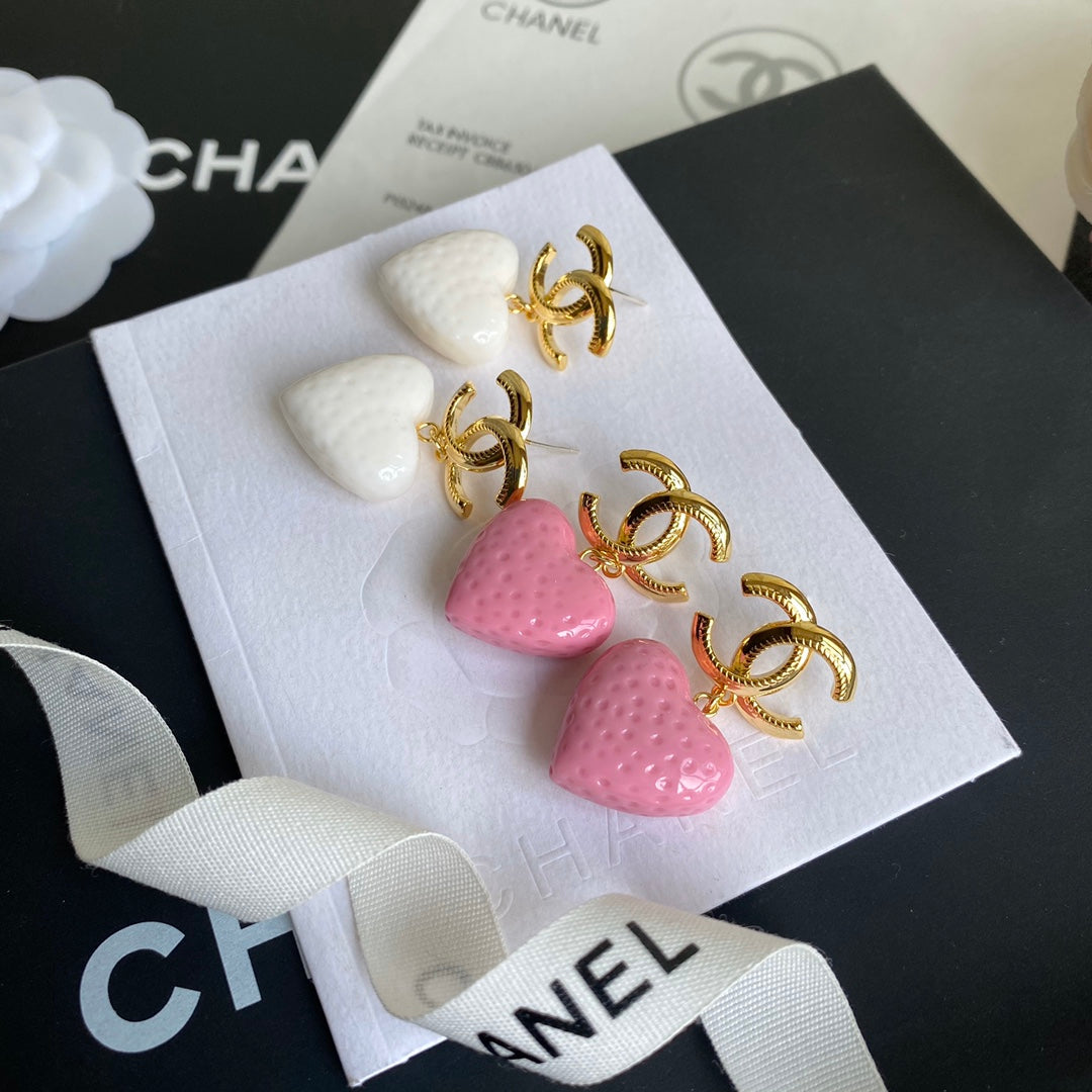 Pendientes Colgantes Corazón de Moda