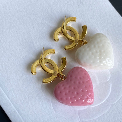 Pendientes Colgantes Corazón de Moda
