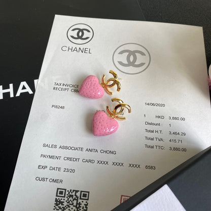 Pendientes Colgantes Corazón de Moda