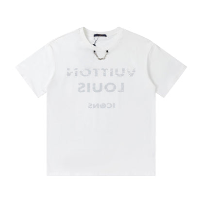 T-shirt à chaîne métallique