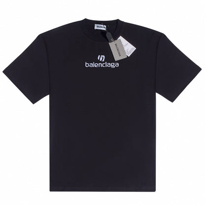 T-shirt brodé avec lettres imprimées