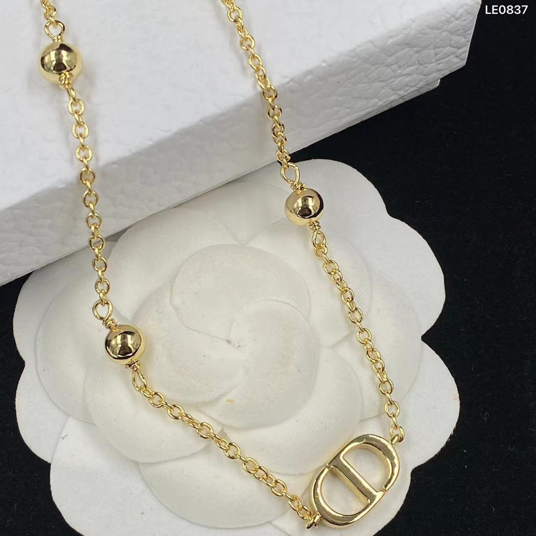 Conjunto de Joyas de Metal Dorado CD