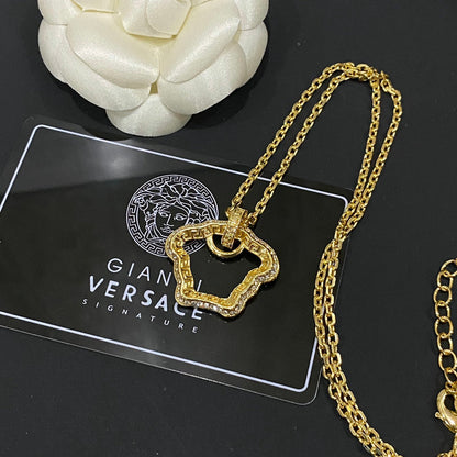 Collier Méduse ajouré vintage