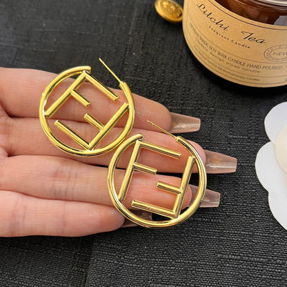 Boucles d'oreilles simples FF