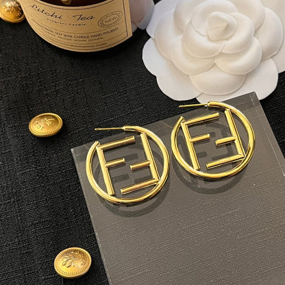 Boucles d'oreilles simples FF