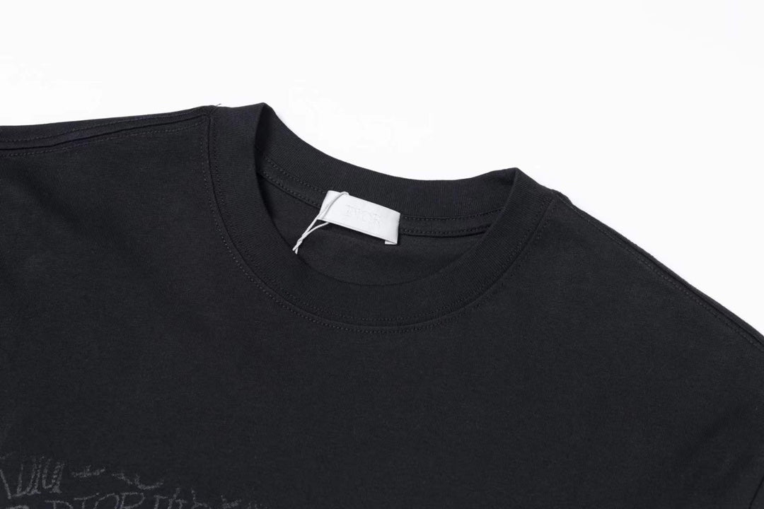 T-shirt à imprimé dégradé