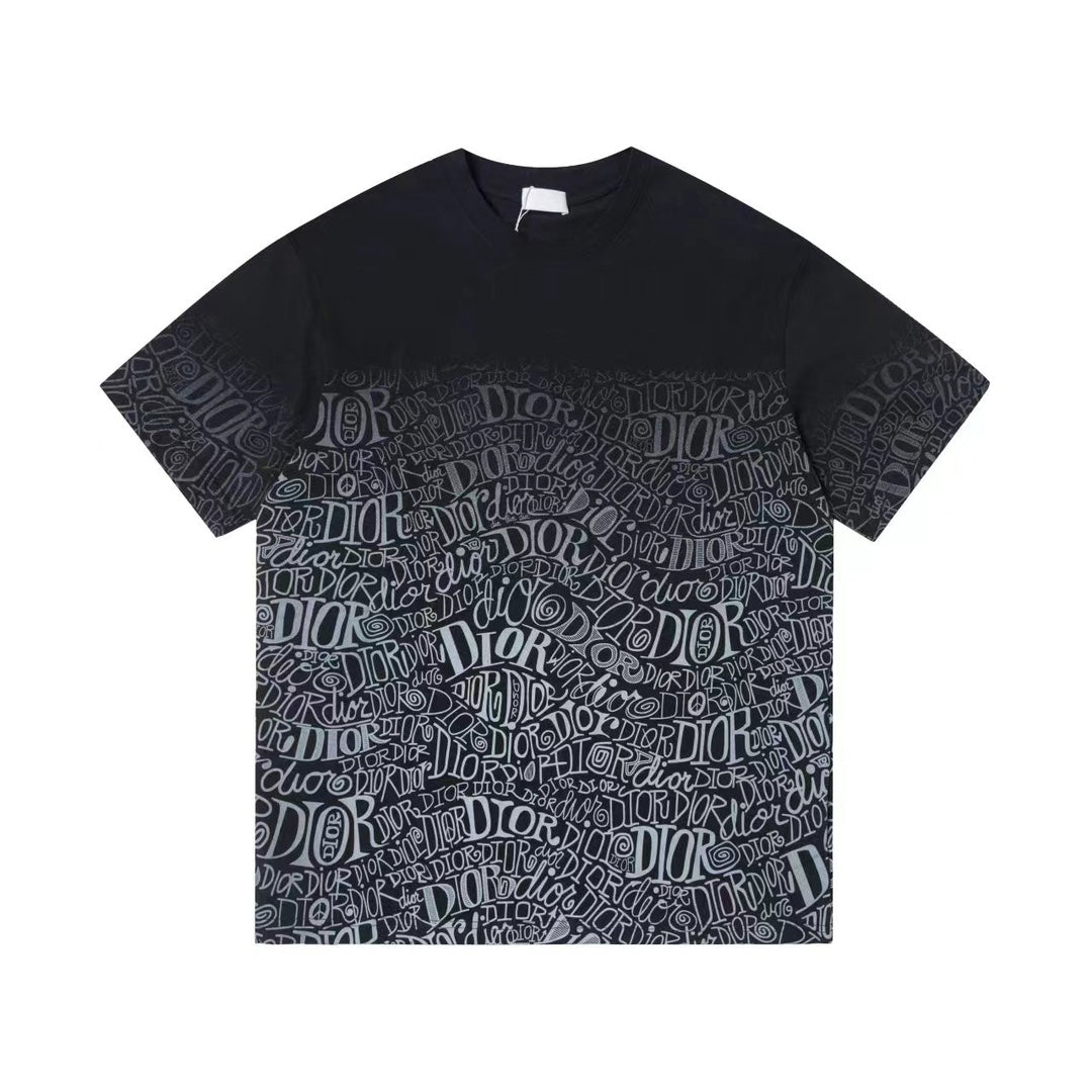T-shirt à imprimé dégradé