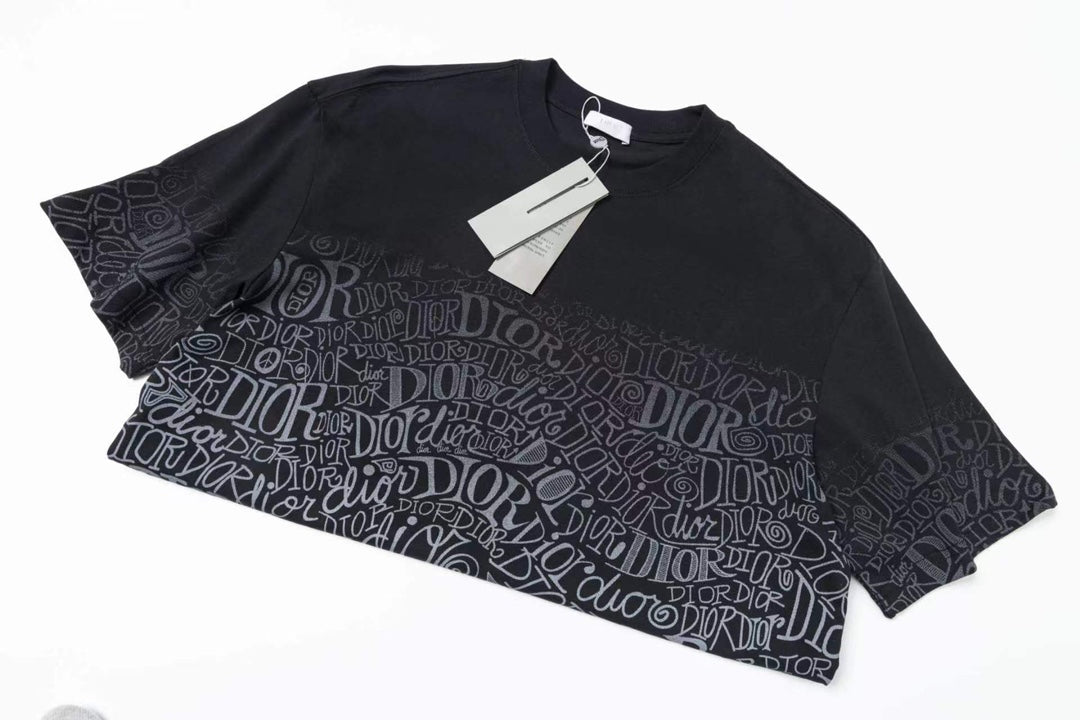 T-shirt à imprimé dégradé