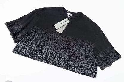 T-shirt à imprimé dégradé