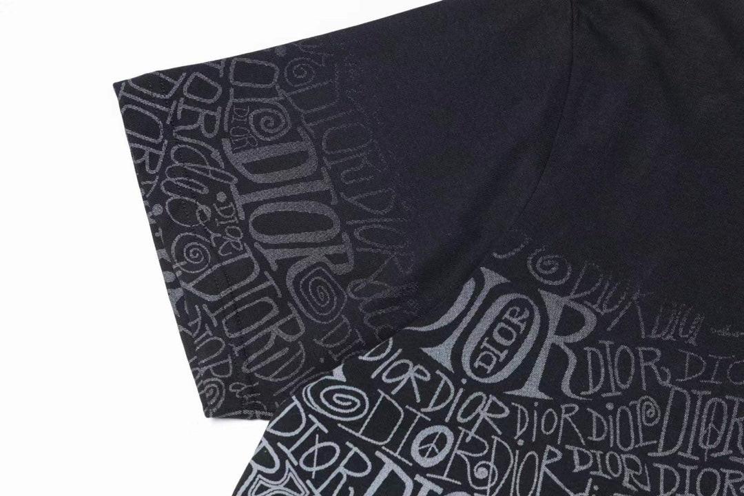 T-shirt à imprimé dégradé