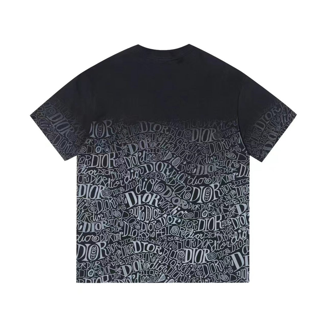 T-shirt à imprimé dégradé