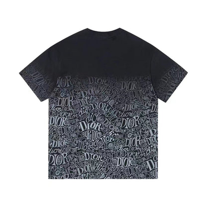 T-shirt à imprimé dégradé