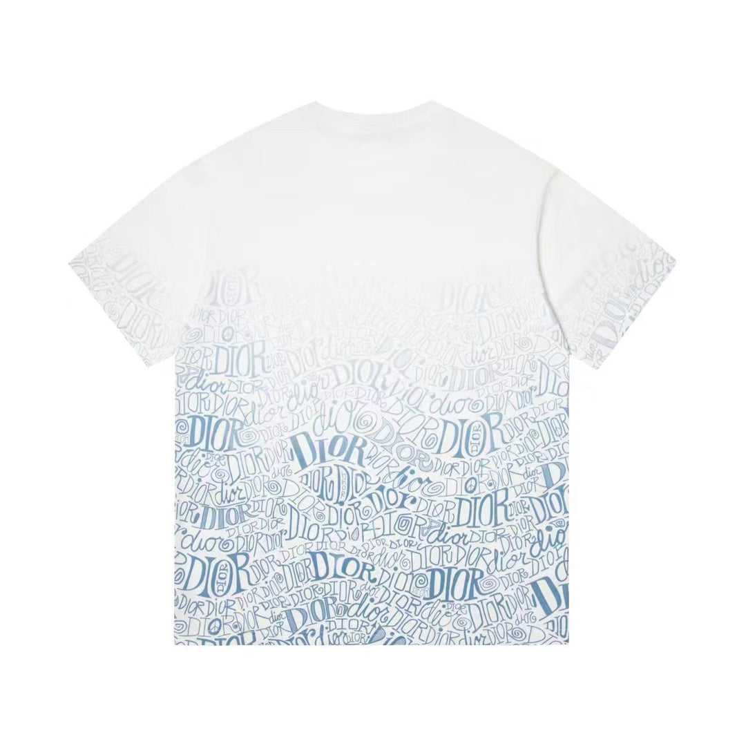 T-shirt à imprimé dégradé