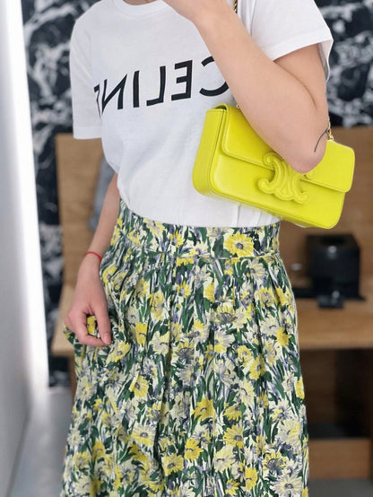 T-shirt mode avec imprimé lettres