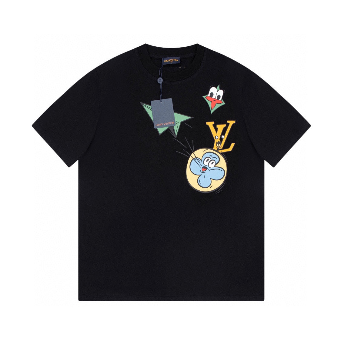 T-shirt en coton imprimé dessin animé