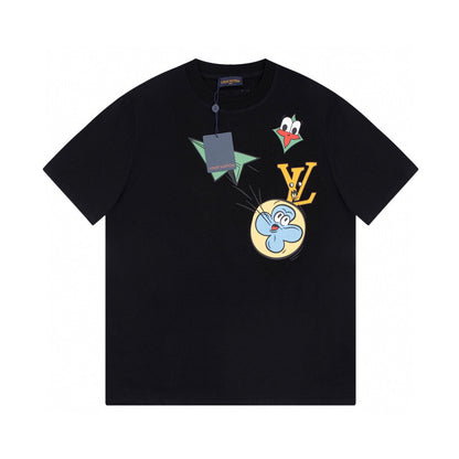 T-shirt en coton imprimé dessin animé
