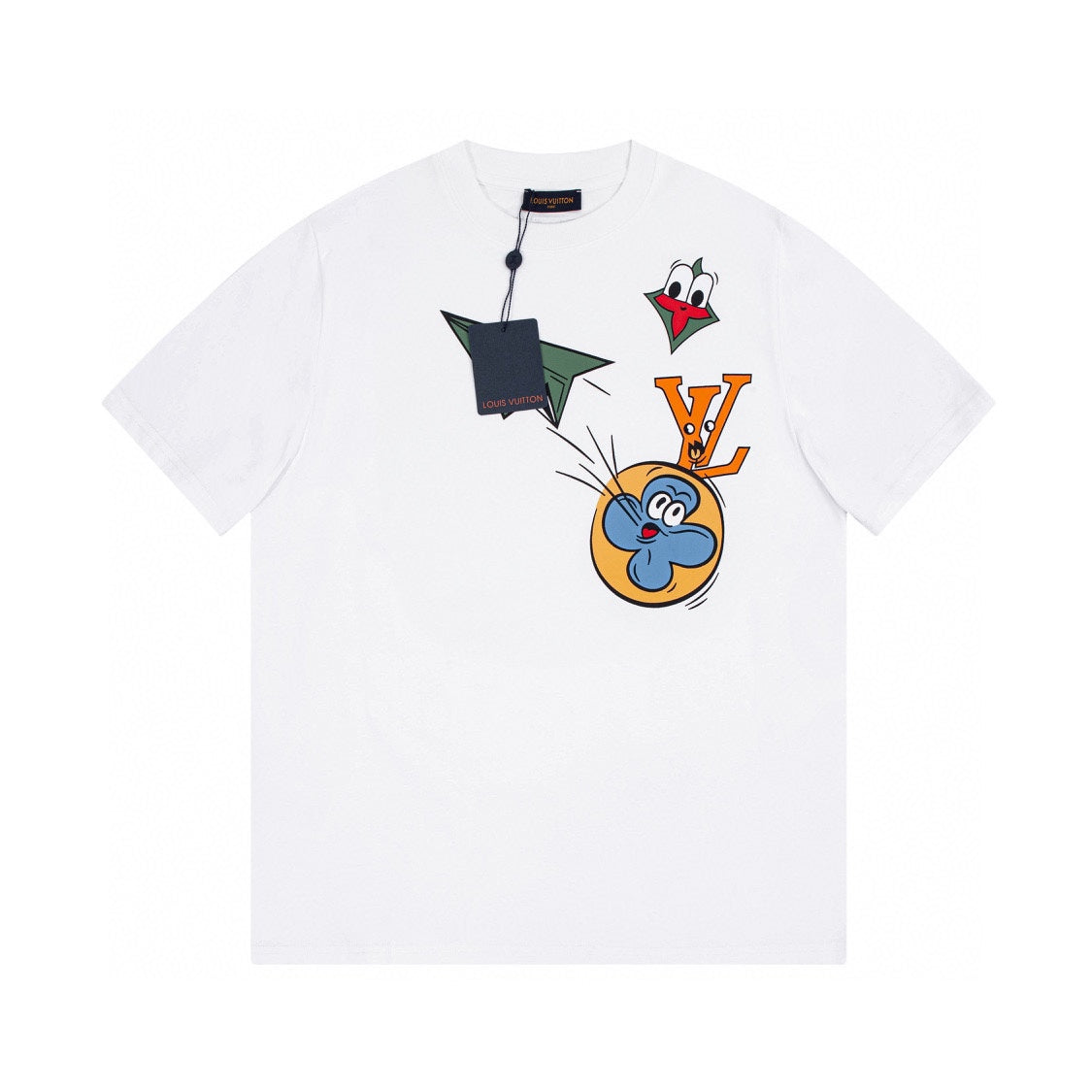 T-shirt en coton imprimé dessin animé