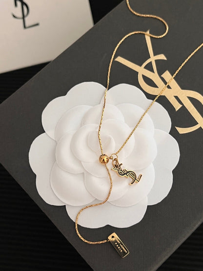 Collier en laiton réglable en Y