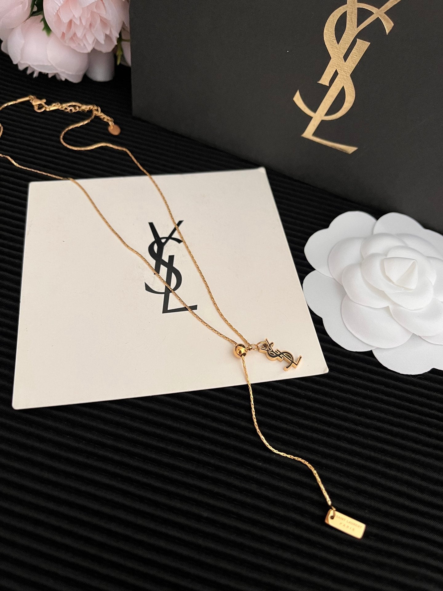 Collier en laiton réglable en Y
