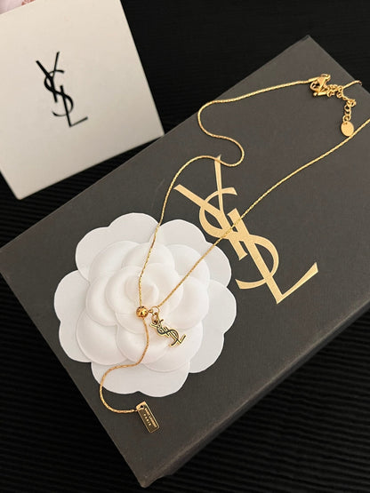 Collier en laiton réglable en Y
