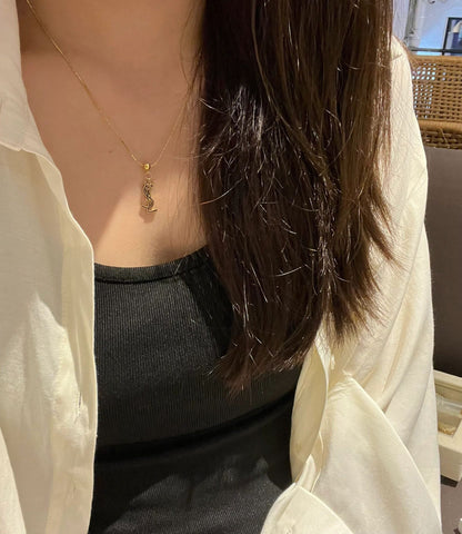 Collier en laiton réglable en Y