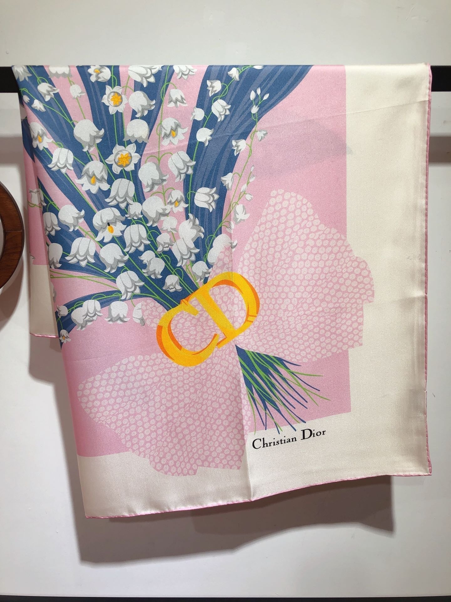 Foulard en Soie Carré Campanula