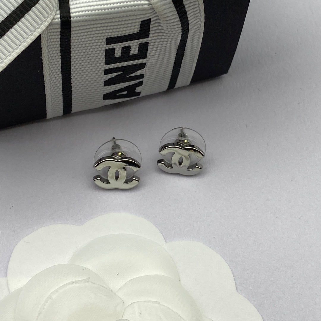 Boucles d'oreilles mini-lettres tricolores
