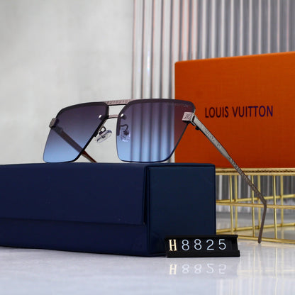 Lunettes de soleil monogramme en métal HD