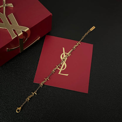 Bracelet de mode simple avec lettres