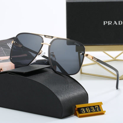 Gafas de Sol Unisex de Metal con Letras