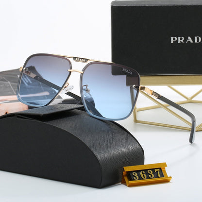 Gafas de Sol Unisex de Metal con Letras