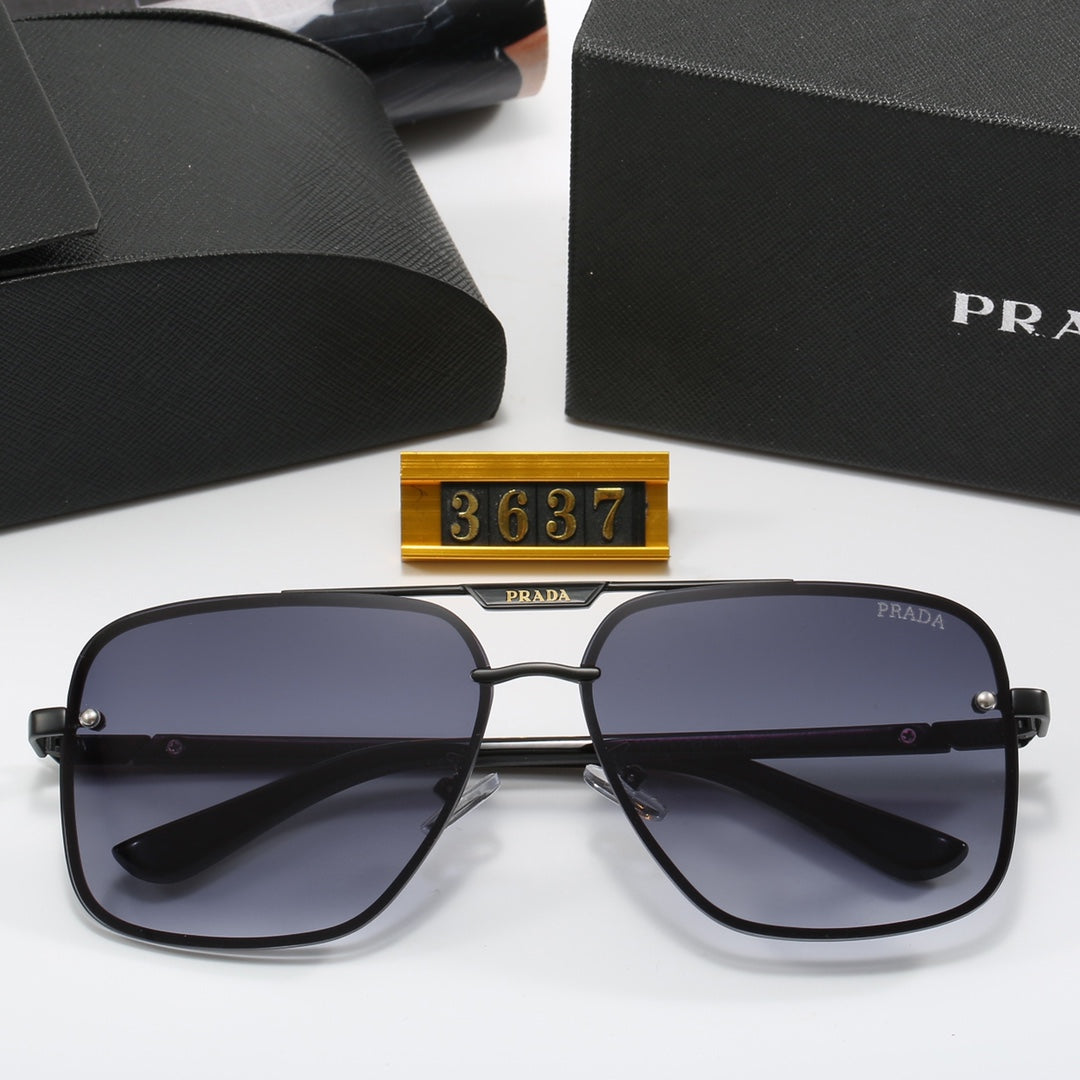 Gafas de Sol Unisex de Metal con Letras