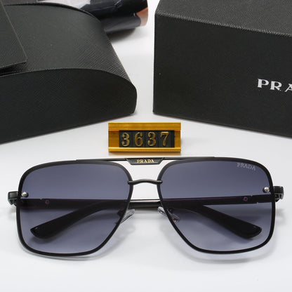Gafas de Sol Unisex de Metal con Letras
