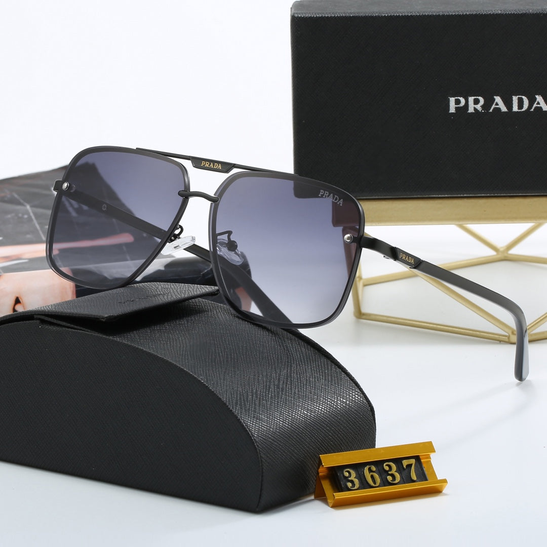 Gafas de Sol Unisex de Metal con Letras
