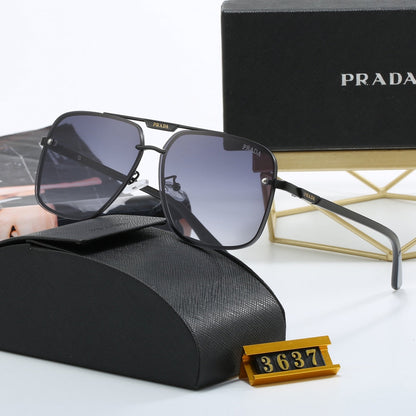 Gafas de Sol Unisex de Metal con Letras