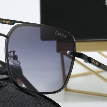 Gafas de Sol Unisex de Metal con Letras