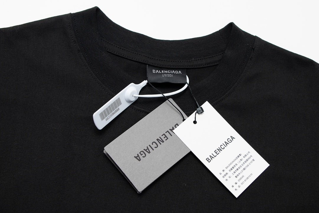 T-shirt oversize Darkwave jaune/rouge (préférable pour l'été)