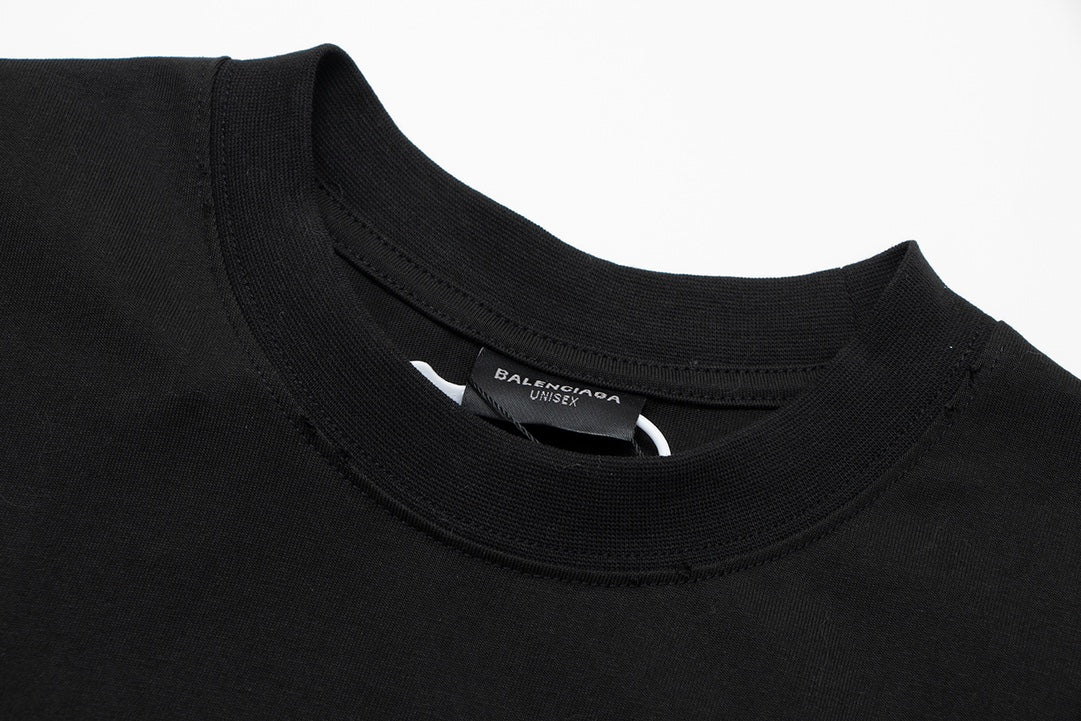 T-shirt oversize Darkwave jaune/rouge (préférable pour l'été)