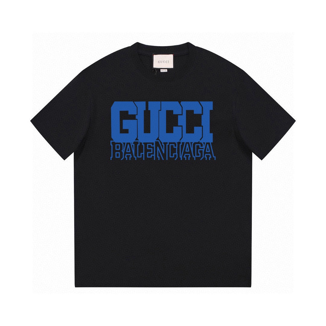 T-shirt co-brandé imprimé simple