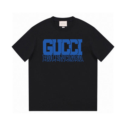 T-shirt co-brandé imprimé simple