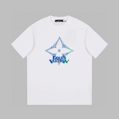 T-shirt imprimé étoile à quatre branches