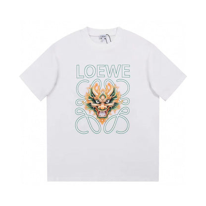 T-shirt imprimé tête de dragon