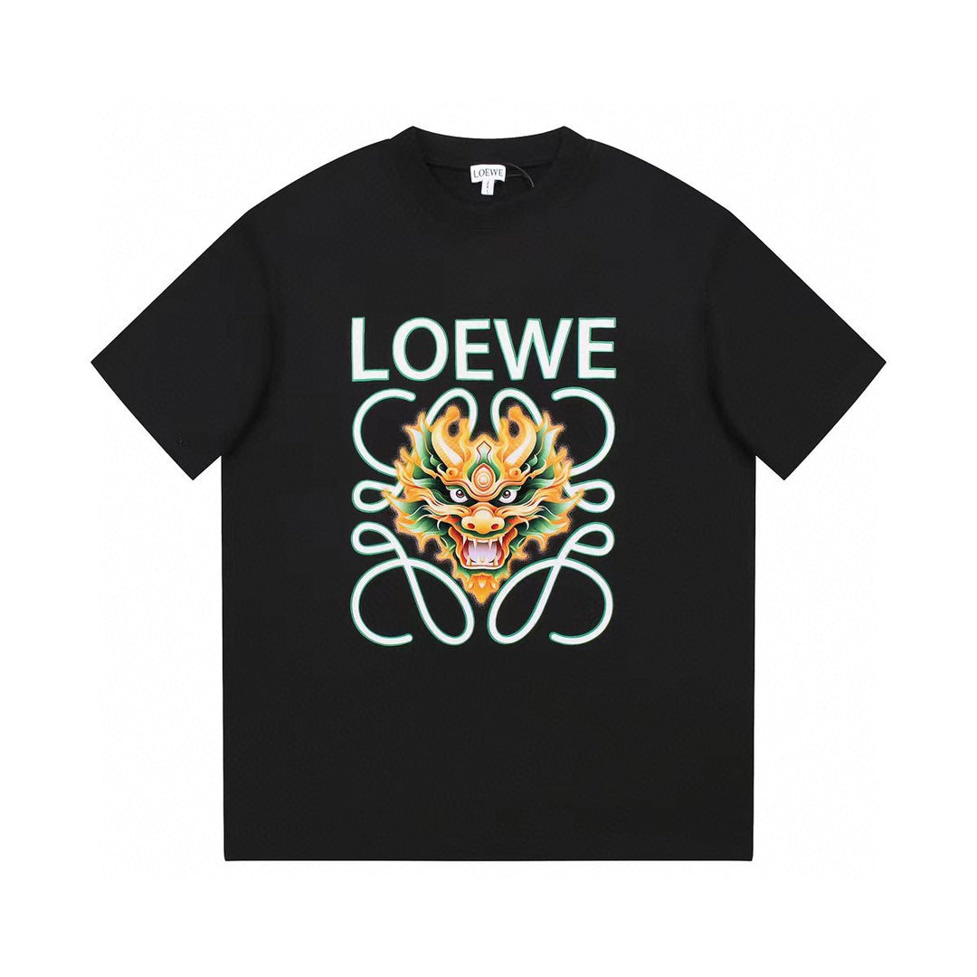 T-shirt imprimé tête de dragon