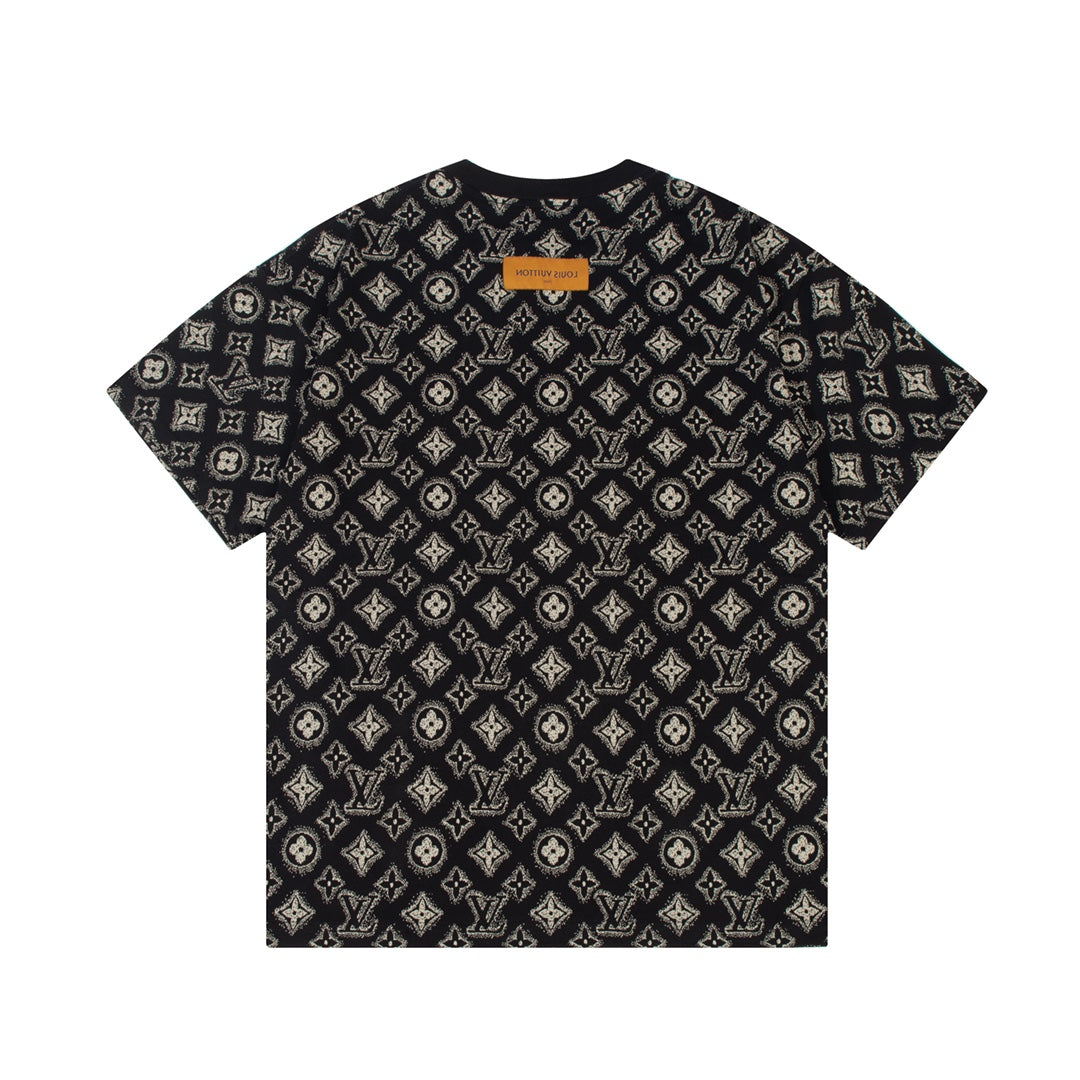 T-shirt rétro à monogramme
