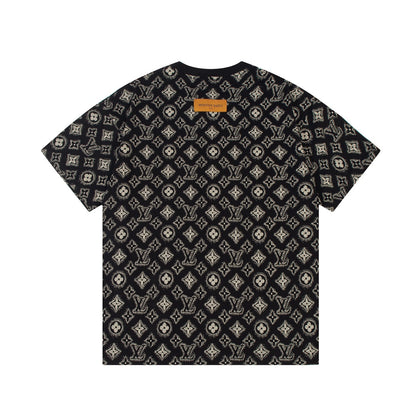 T-shirt rétro à monogramme