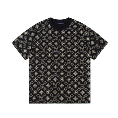 T-shirt rétro à monogramme